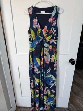 Monsoon floral maxi dress size 12